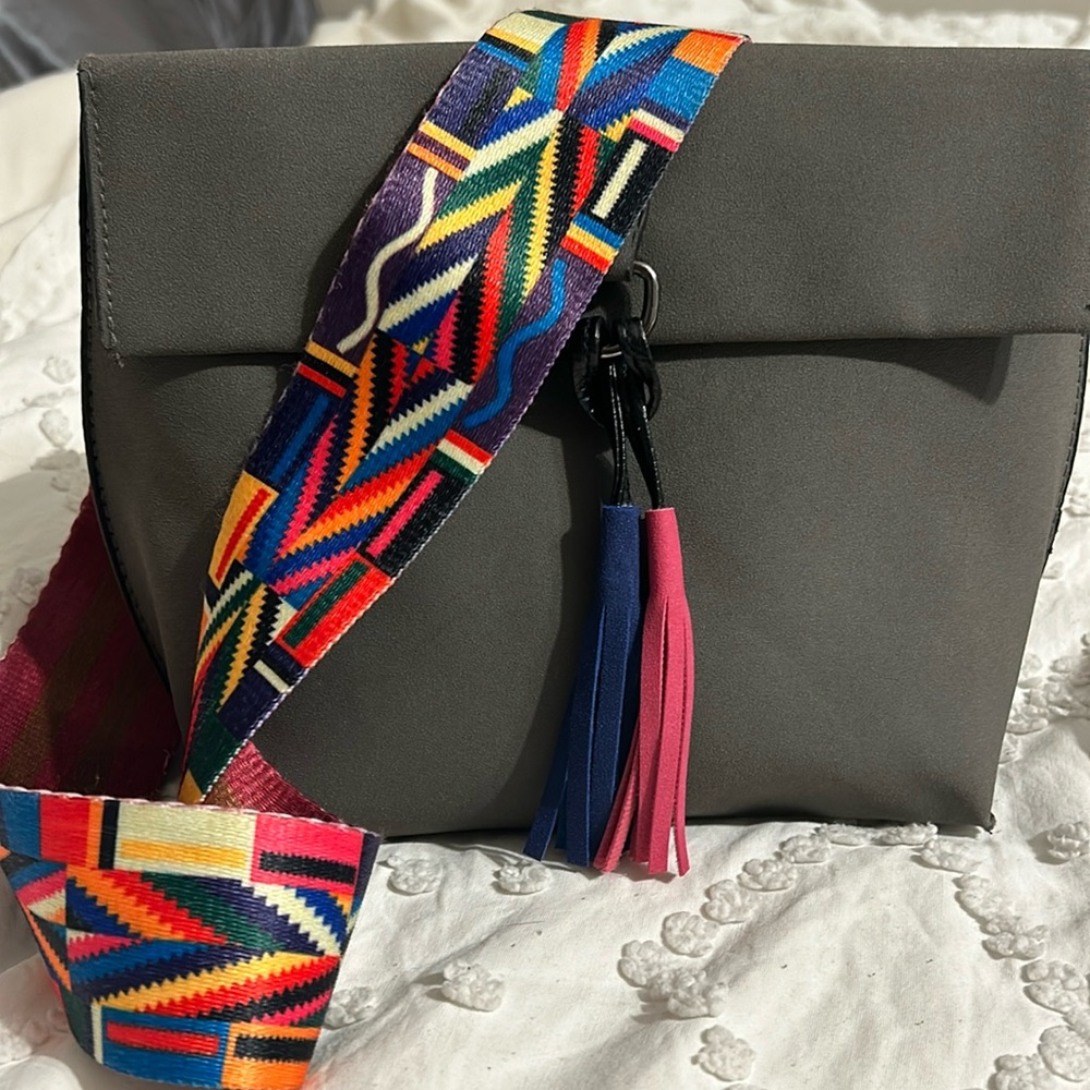 Gray purse; used 2-3 times